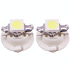 2 PCS B8.4 White Light 0.2W 12LM 1 LED SMD 5050 LED Instrument Light Bulb Dashboard Light for Vehicles, DC 12V(White)