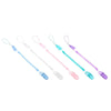 Baby Pacifier Clip Chain PP Holder Soother Pacifier Clips Leash Strap Nipple Holder for Infant Feeding(Blue)