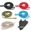 Bicycle Trailer Rope Parent-Child Tensile Traction Rope(Red + Triangle Bag)