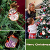 12pcs /Set House Christmas Decorations Pendants PVC Hanging Christmas Tree Ornaments Scene Arrangement Props