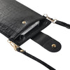 Stone Texture Card Holder Mobile Phone Bag with Long Strap(Green)