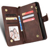For Alcatel 1S 2021 / 3L 2021 Litchi Texture Zipper Leather Phone Case(Brown)