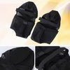 Dance Practice Shoes Soft-Soled Socks Gymnastics Foot Cover Semi-Truncated Foot Cover, Size: M (36-37)(Black)