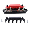 CP-4133 RV / Yacht M6 4-stud Double Row Busbar(Red Black)