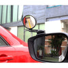 3R-094 Auxiliary Rear View Mirror Car Adjustable Blind Spot Mirror Wide Angle Auxiliary Rear View Side Mirror for Left Mirror(Black)