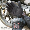 BSDDP RH-A0132 Full Finger Protection Outdoor Motorcycle Gloves, Size: L(Black)