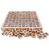 Wooden Montessori Teaching Kids Math 1 - 100 Consecutive Numbers Counting Board Plate Toy