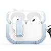 For AirPods Pro 2 DUX DUCIS PECP Series Split Earphone Case with Hook(Blue White)