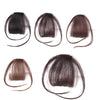 Fake Bangs Clip Hairpiece Synthetic Bangs Hair(Brown)