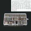 52 Holes Shaped Style Hole Hollow Punch Cutter Set Punching Tool for Leather Belt Phone Holster