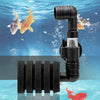 Quiet Wall-Mounted Aquarium Filter | Double Head Sponge Filter