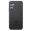 For Samsung Galaxy A54 5G Twill Fabric Leather Skin Back Phone Case(Black)