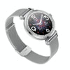 KC06 Women Menstrual Period Smart Watch Bracelet, Blood Pressure / Heart Rate Monitoring, Steel Strap(Silver)