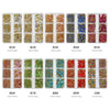 2 Sets Nail Art 6 Grid Pointed Bottom Diamond Nail Jewelry, Specification: 10 Colorful
