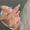 24pcs/box Handmade Nail Glitter Nail Jelly Glue Finished Patch, Color: BY1053(Wear Tool Bag)