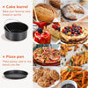 9 -inch Cake Basket with Handle + Pizza Tray Air Fryer Accessory Set Bakeware
