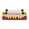 CP-3114 1 Pair 150A 12-48V RV Yacht Double-row 6-way Busbar with 32pcs Terminals