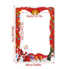 21pcs /Set Christmas Party Decoration Children Adults Quirky Photo Frame Handheld Photo Props
