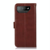 For Asus ROG Phone 7 Crazy Horse Top Layer Cowhide Leather Phone Case(Brown)