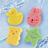 Baby Bathing Wood Pulp Sponge Cute Cartoon Soft Bath Sponge Bath Scrubber, Model: Bunny