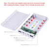 HAWEEL DIY 4x 18650 Battery (Not Included) 12000mAh Dual-way QC Charger Power Bank Shell Box with 2x USB Output & Display,  Support QC 2.0 / QC 3.0 / FCP / SFCP /  AFC / MTK / BC 1.2 / PD(White)