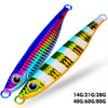 PROBEROS LF121 Fast Sinking Laser Boat Fishing Sea Fishing Lure Iron Plate Bait, Weight: 28g(Luminous Color A)