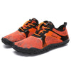 1901 Outdoor Couple Sports Shoes Five-finger Hiking Anti-skid Wading Shoes Diving Beach Shoes, Size: 46(Orange)
