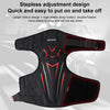 MOTOLSG 2 in 1 Knee Pads Motorcycle Bicycle Riding Warm Fleece Soft Protective Gear (Black White)