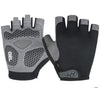 Cycling Shock Absorbing Anti-Slip Gloves Fitness Weight Lifting Training Half-finger Gloves, Size:L(Black)