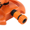 Garden Automatic Rotating Nozzle 360 Degree Rotary Automatic Sprinkler Garden Lawn Watering Nozzle Irrigation Nozzle,Applicable for 1/2 inch Water Pipes(Orange)
