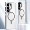 For Samsung Galaxy S25 Ultra 5G Dual-Color Clear Acrylic Hybrid TPU MagSafe Phone Case(Grey)