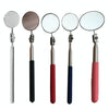 Car Repair Detection Mirror Universal Folding Telescopic Mirror Welding Chassis Inspection Mirror, Model: Purple Handle 50mm
