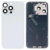 iPhone 15 Pro Max Glass Back Cover, Wireless Charging, White