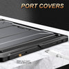 For iPad Pro 12.9 2021/2020/2018 Explorer PC + TPU Tablet Protective Case with Pen Slot(Grey)