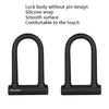 West Biking Bike Lock Motorcycle Wire Lock Anti-Hydraulic Pressure Cut Anti-Theft Lock, Specification: U-shaped Lock+Cable