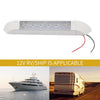 DC 12V 2.6W 6000K IP67 Marine RV Waterproof LED Stair Deck Dome Light Ceiling  Lamp, Aluminum Alloy Base