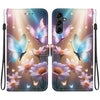 For Samsung Galaxy A34 5G Crystal Texture Colored Drawing Leather Phone Case(Butterfly Love Flower)