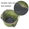Rainproof Canvas Handbag Garden Tool Bucket Bag(Green)