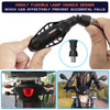 4 PCS Modified Motorcycle 16LEDs Brake Turn Tail Light, Smoked Shell(Red Light + Yellow Light)