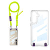 For Samsung Galaxy S24 FE 5G GKK Space Series Full Coverage Phone Case with Crossbody Rope(Yellow)