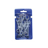 10 PCS / Set Mini Mirror Polished Opening Wrench Plum Two-Purpose Pocket Wrench, Style: Metric