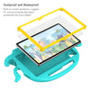 For Samsung Galaxy Tab A7 Lite 8.7 T220 / T225 Octopus EVA + PC Tablet Case with Strap(Glacial Green)