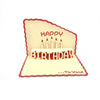 3D Paper Carving Hollow Greeting Card Birthday Wishes Thank You Card(Blue)