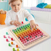 1-100 Teaching Aid Number Early Education Kindergarten Puzzle Toys, Style: With 18 Question Card