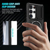 For Samsung Galaxy S25 Ultra 5G Sliding Camshield MagSafe Holder TPU Hybrid PC Phone Case(Black)