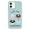 For iPhone 11 Skin Feeling Jelly TPU Hybrid PC Phone Case(Little Monster Light Green)