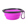 Collapsible Silicone Pet Travel Bowl (13cm, Random Colour)