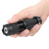 LED Outdoor Rechargeable Telescopic Zoom Mini Glare Flashlight, Specification:Single