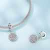 SCC2402 925 Silver Strawberry Cookie Pendant Beads Cookie DIY Bracelet Beads Accessories