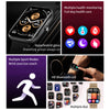 AK58 1.96 inch Screen Bluetooth Smart Watch, Steel Band, Support Health Monitoring & 100+ Sports Modes(Black)